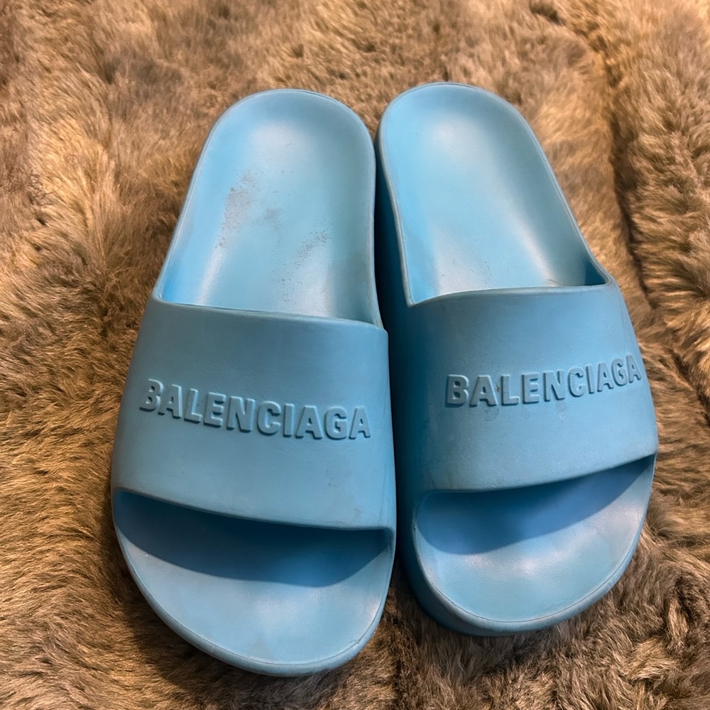 Balenciaga platform slides